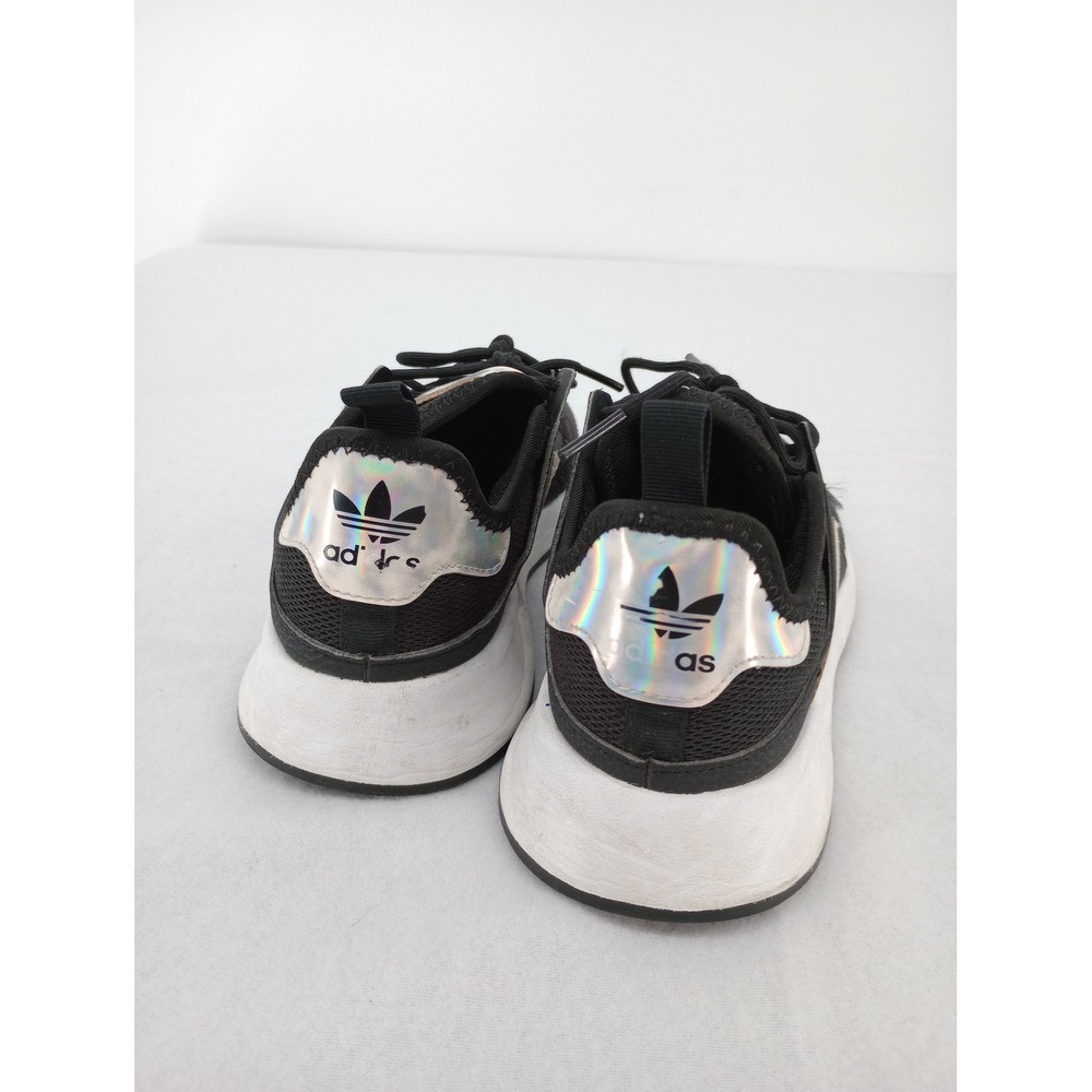 Adidas Ortholite Black & Iridescent Tennis shoes Girls Size 3.5 Youth - Picture 4 of 8